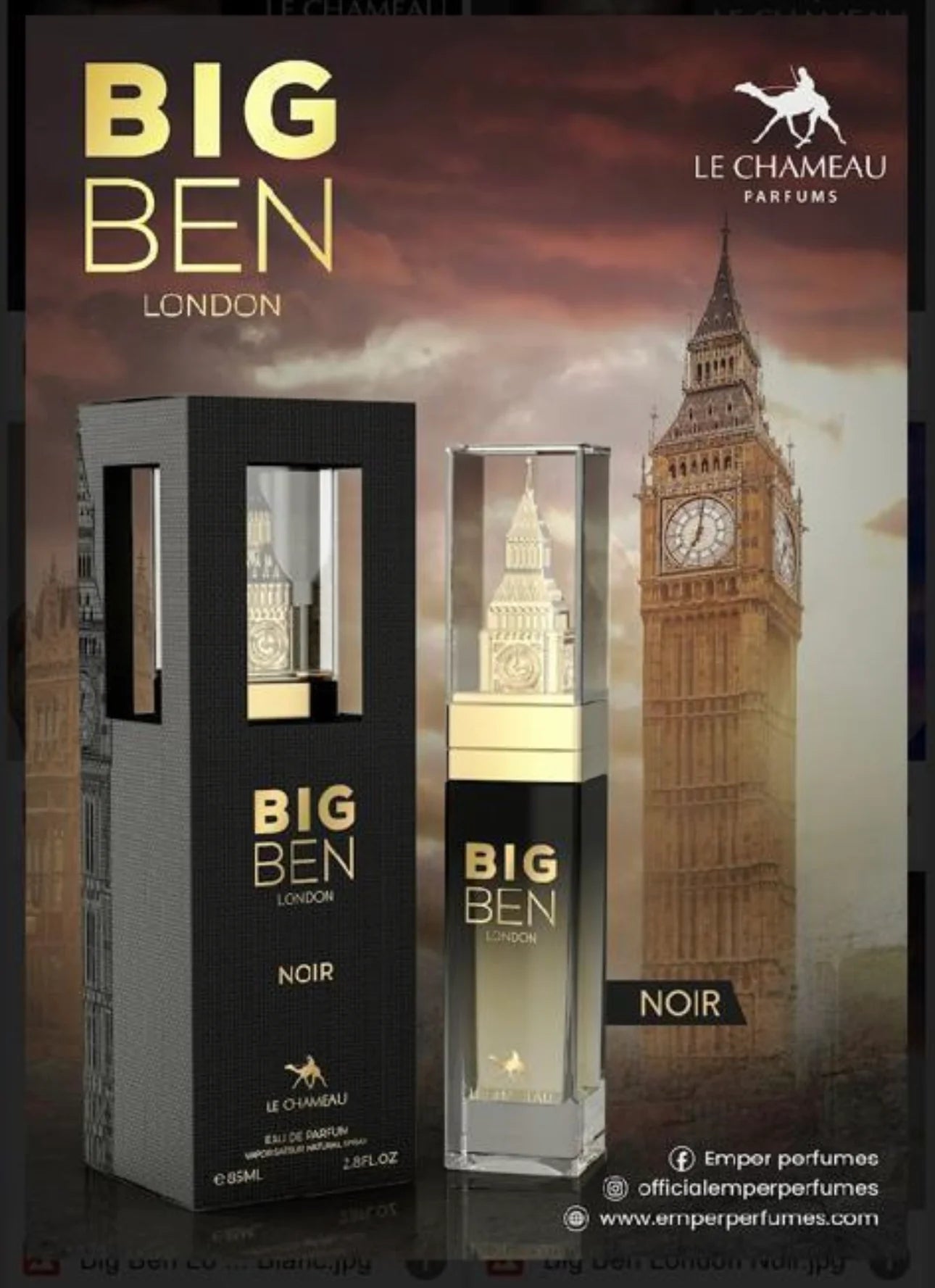 BIG BEN LONDON NOIR
